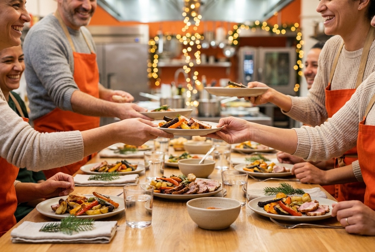 Ideas para una cena de empresa de Navidad original (con checklist)