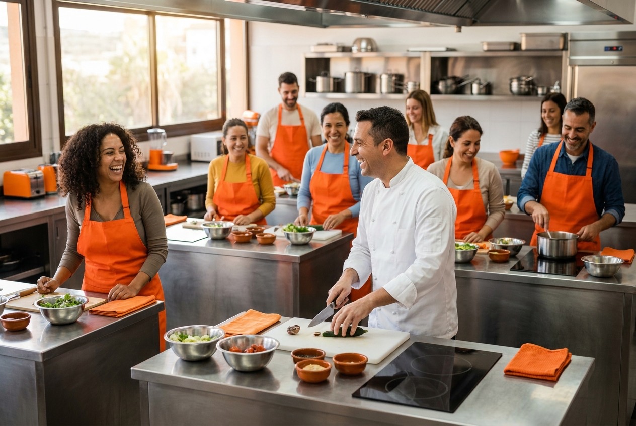Curso de cocina para adultos con chef en Las Palmas de Gran Canaria